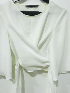 flowy wrap top