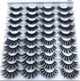 20 pairs Faux Mink Lashes - Wispy