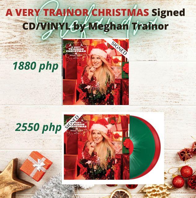 A Very Trainor Christmas Signed CD/Vinyl by Meghan Trainor (Category: Vinyls) located in Manila. Submitted by stefandraboutique (Listing ID 1048761939, Image 1). Description: Christmas is fast approaching 💚 Have you heard of Megan Trainor’s Christmas Album? Now is your chance to listen to it on signed physicals! 🌲.