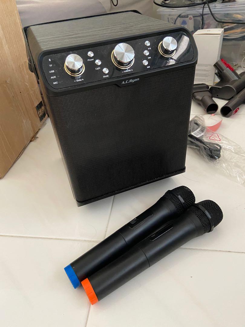 AC Ryan Bluetooth Karaoke Set Speaker + 2 wireless mics, TV & Home
