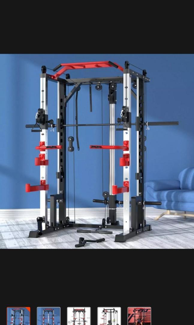 All in one smith machine, Sports Equipment, Exercise & Fitness, Cardio