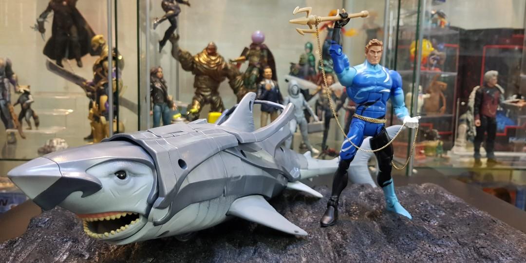 Aquaman with Shark Hobbies Toys Collectibles Memorabilia
