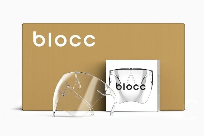 AUTHENTIC 'blocc' FACE SHIELD from Korea (Category: Everything Else Others) located in Pasig City. Submitted by anting2atbp (Listing ID 1048766681, Image 1). Description: We often noticed people wearing masks and habitually touching their face out in public. It was found out that the average person subconsciously touches their face 23 times an hour and that this is an innate habit very difficult to break. Therefore, it only seemed logical to crea