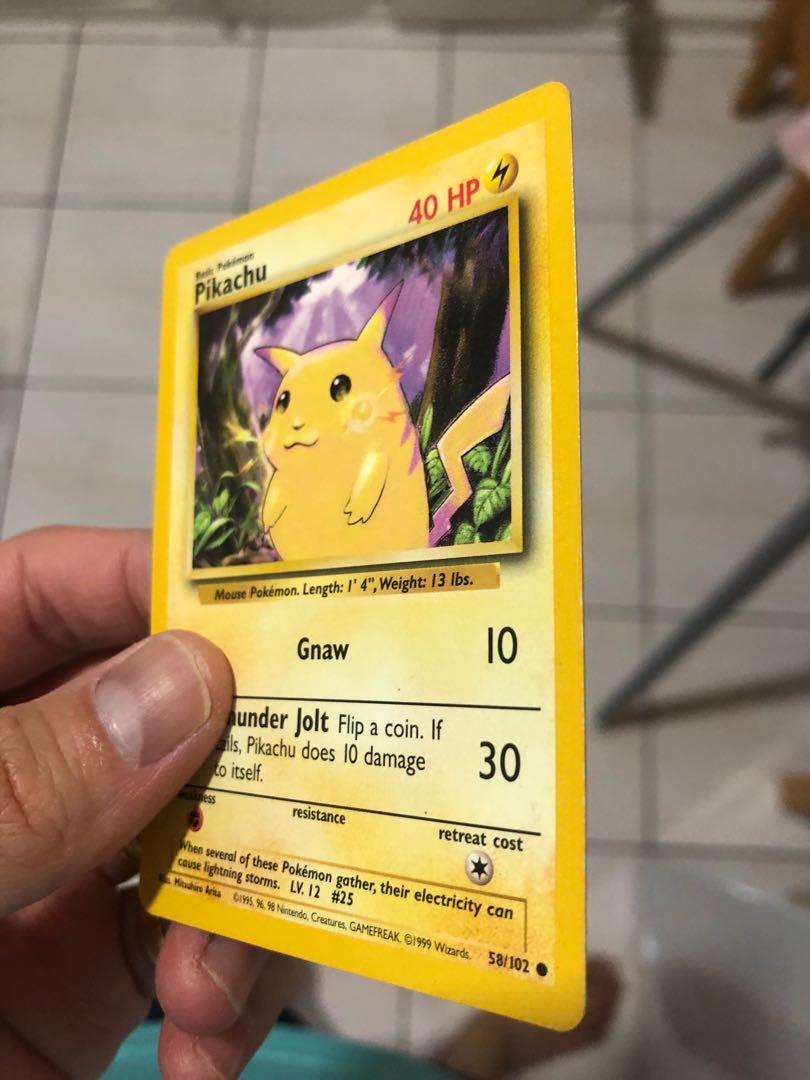 Pokémon - Pikachu (58/102) - Conjunto básico 