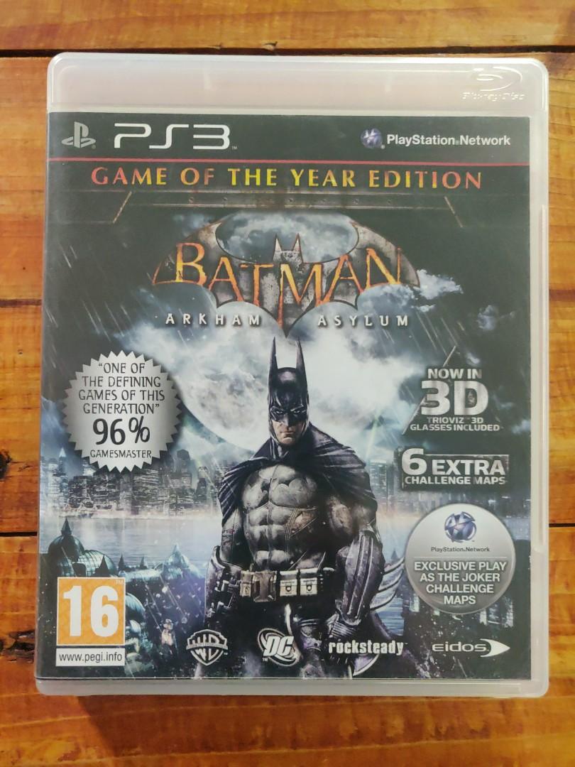 Batman Arkham Asylum PS3 GOTY, Video Gaming, Video Games, PlayStation on  Carousell