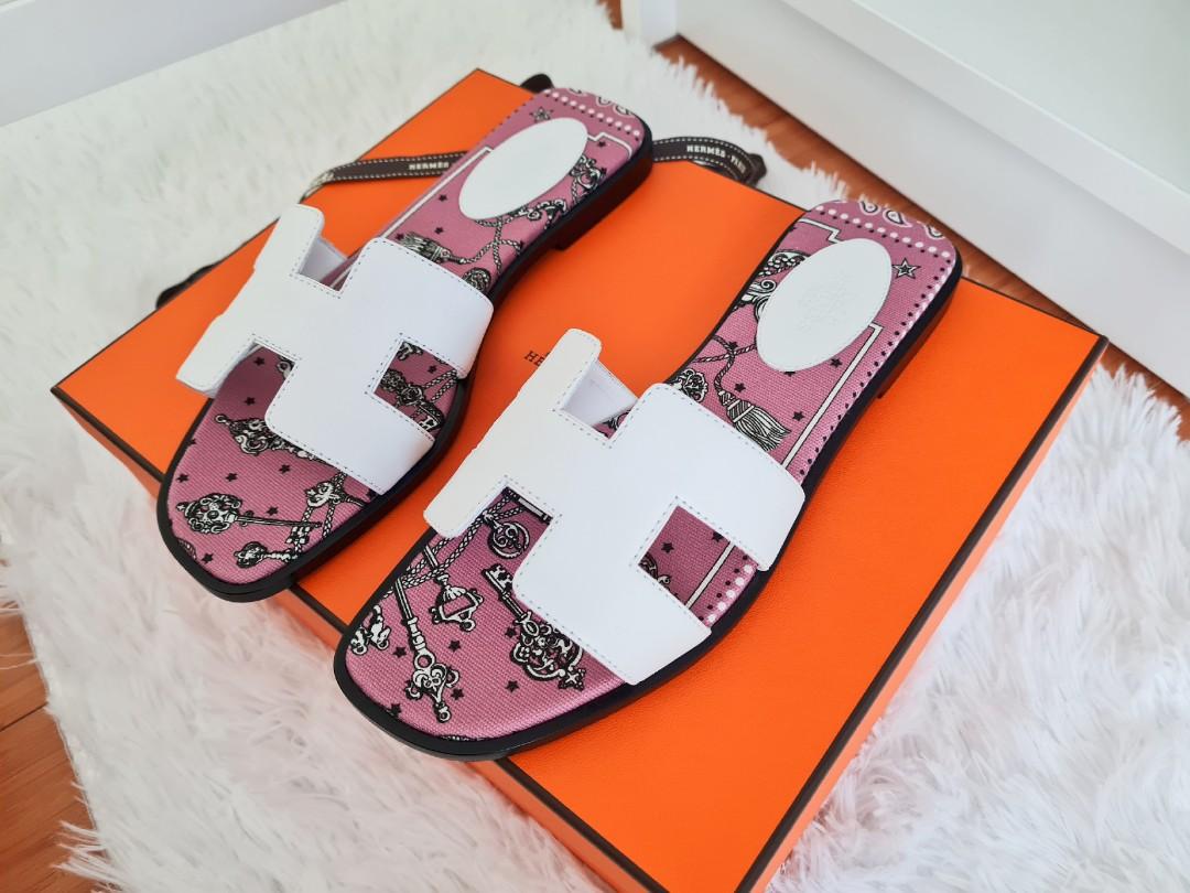 Hermes oran printed clearance