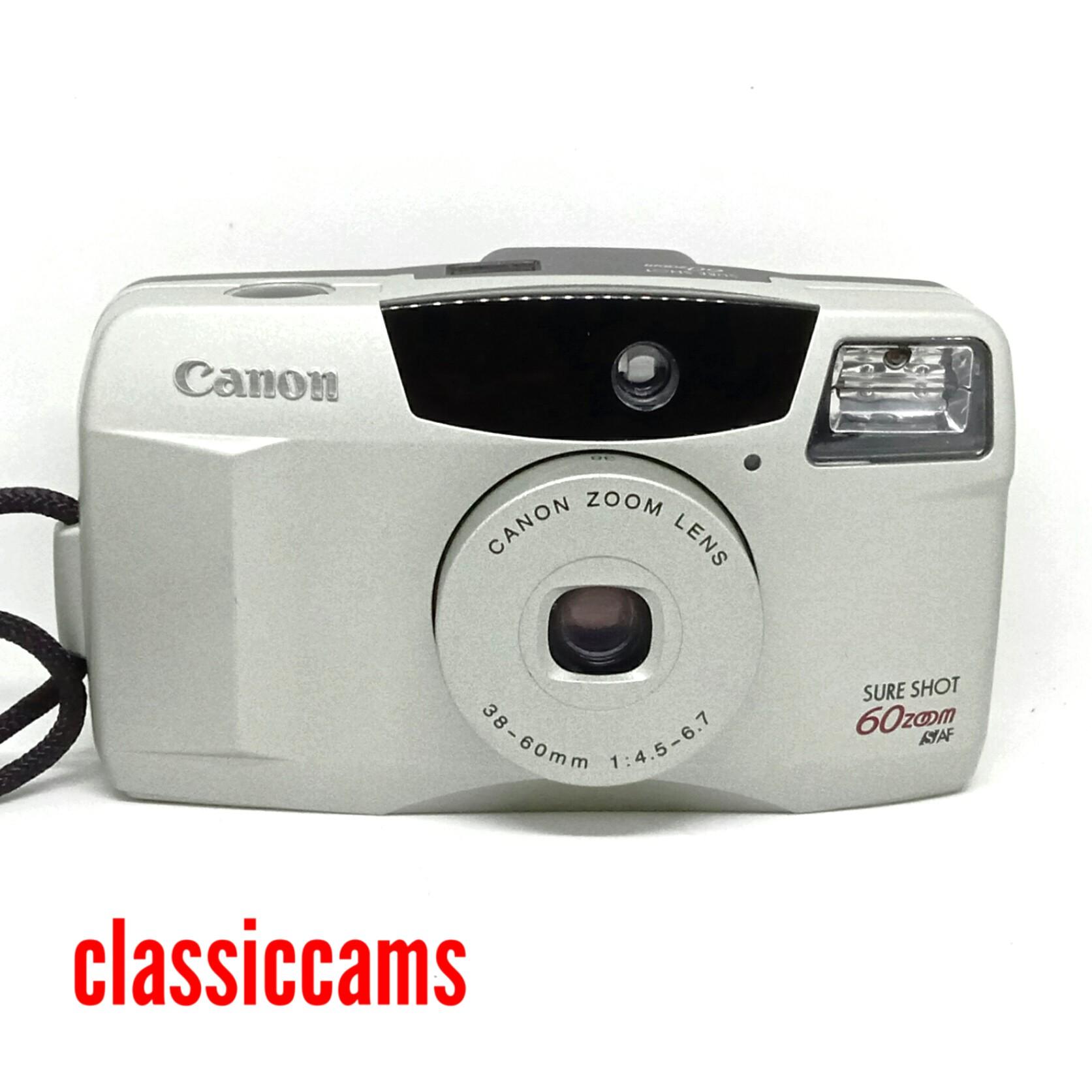 Canon Sure Shot 60 Zoom Film Camera, Photography, Cameras on Carousell