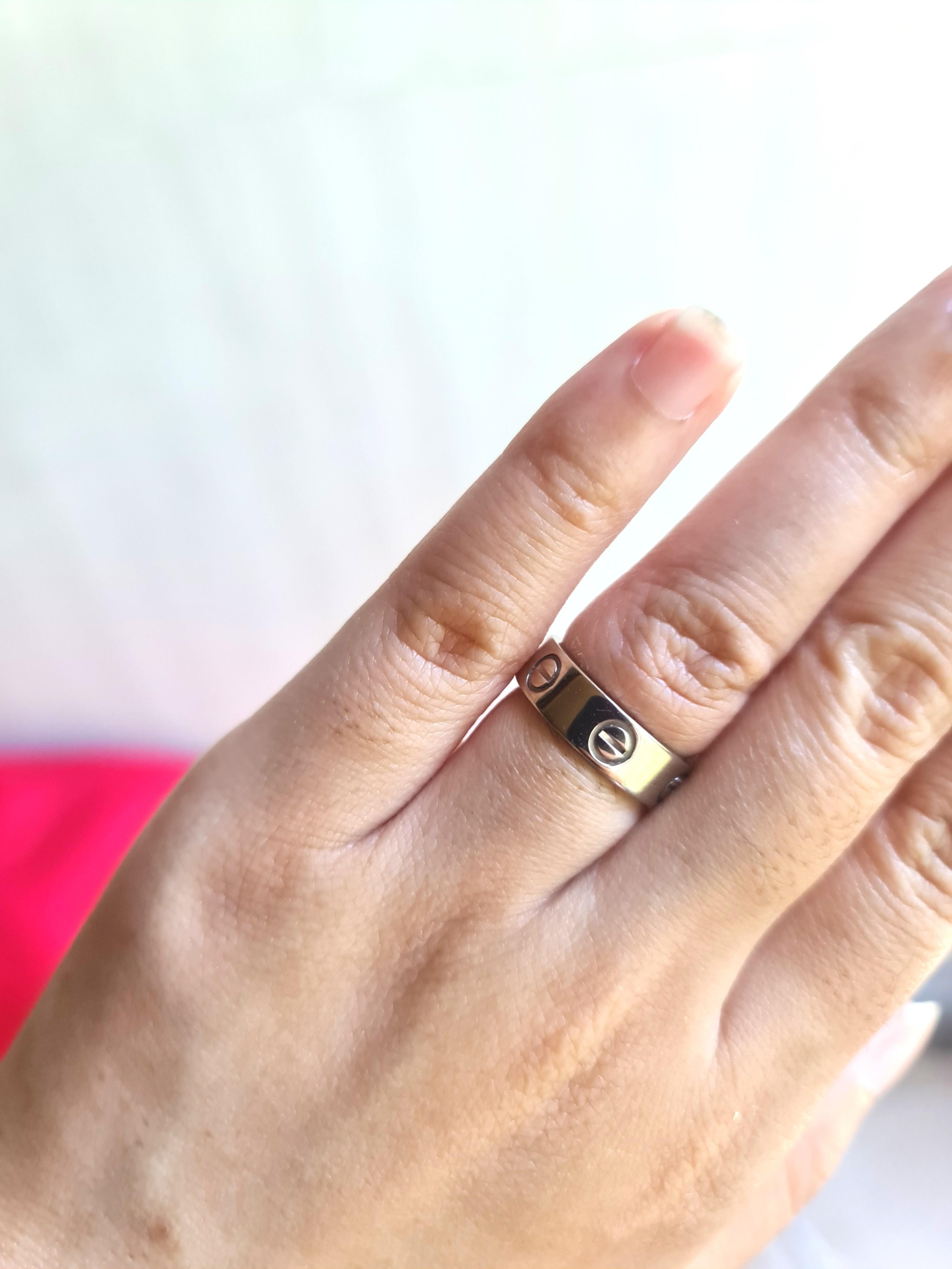 Size 5 cartier love ring Clearance