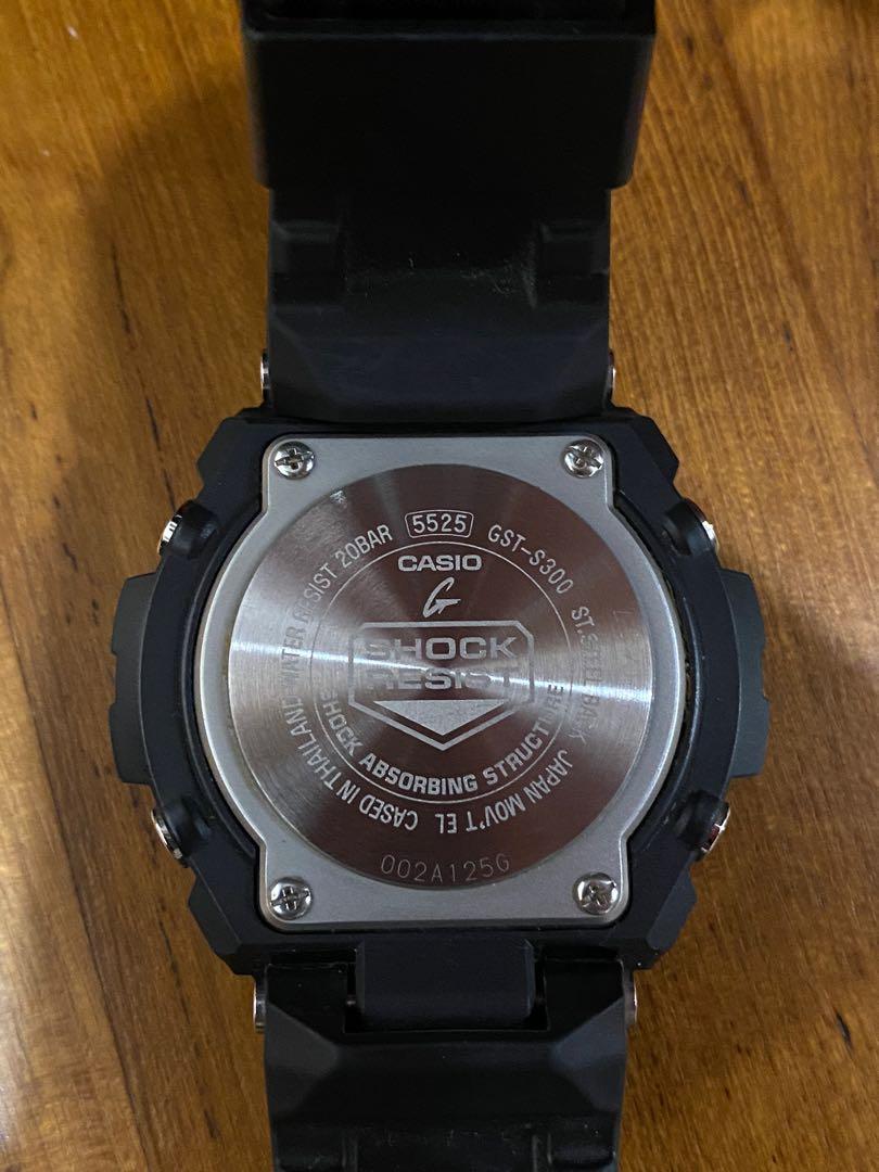 Casio G Shock Analog Digital Solar Sport Watch GST S300 1ADR