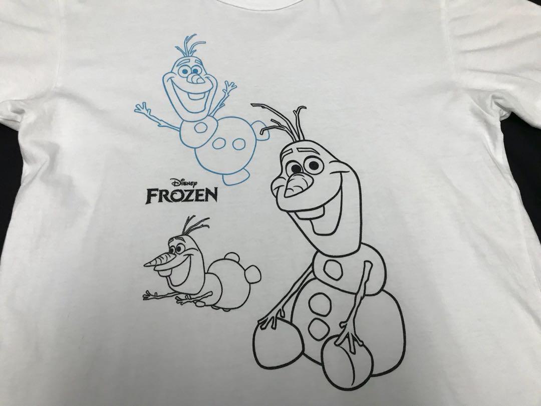 COMME DES GARCONS X FROZEN Movie Olaf T shirt