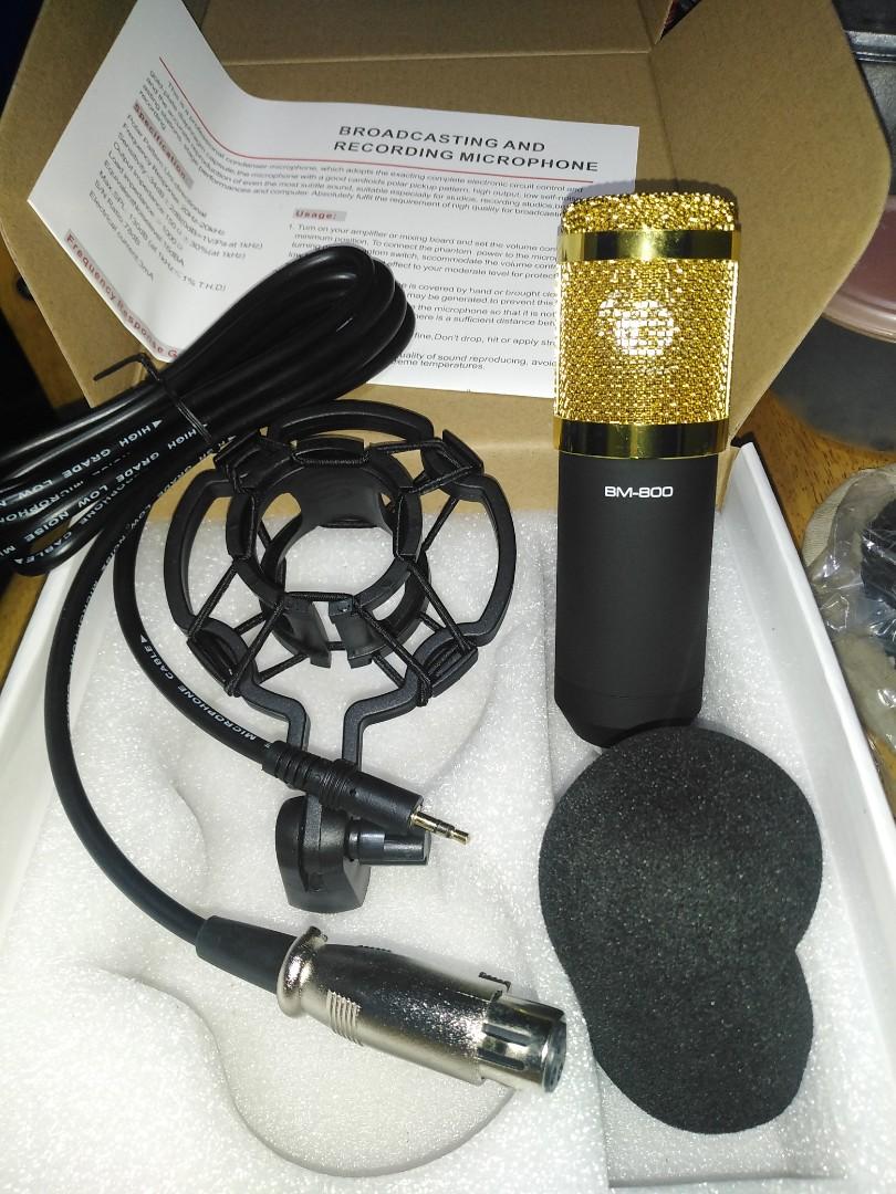 Condenser Mic bm800 (Category: Microphones) located in Quezon City. Submitted by smithwarren46 (Listing ID 1048678426, Image 2). Description: Brandnew P650 condenser mic Bm800 condenser microphone Great sound signal Perfect for online streaming, podcast, vlogging, recording, hosting, singing etc. Pick up lagro Q.c or via delivery service rider po. More item for sale.. like or follow my page BSA online store https://www.facebook.com/BSA-online-sto