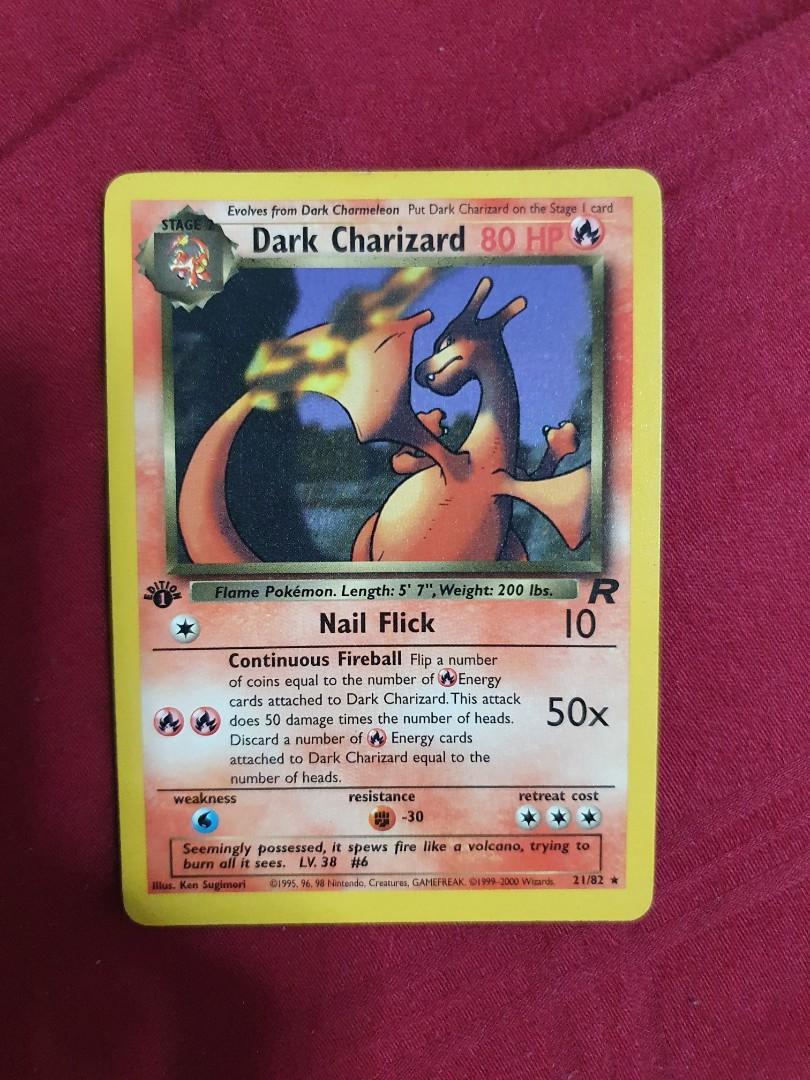 Dark Charizard pokemon card (Non Holo), Hobbies & Toys, Toys & Games on  Carousell