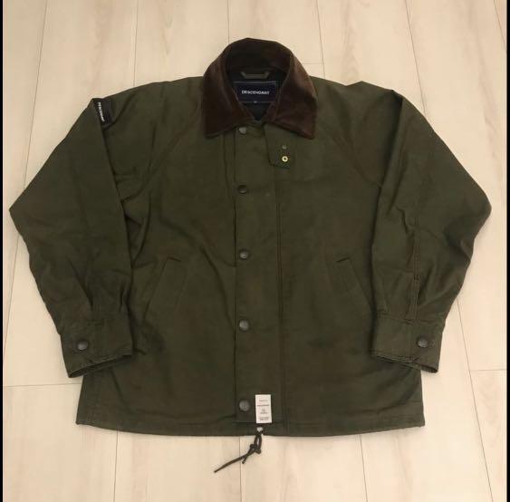 Descendant 19ss GAME SOUTIEN COLLAR COAT Dcdt燈芯絨 翻領 夾克 蠟染 Barbour wtaps 可參考  可交流三號