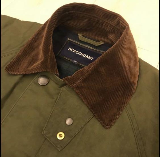 Descendant 19ss GAME SOUTIEN COLLAR COAT Dcdt燈芯絨 翻領 夾克 蠟染 Barbour wtaps 可參考  可交流三號