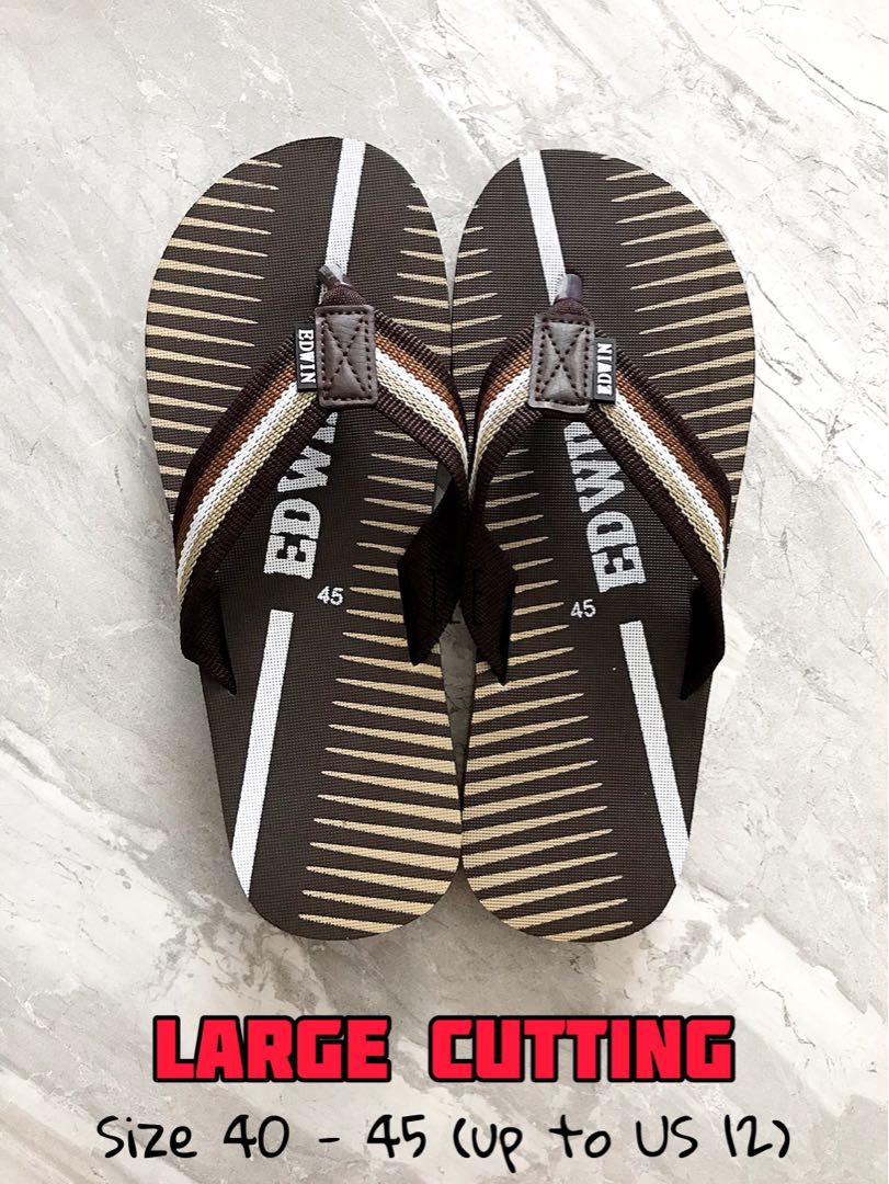 large size mens slippers