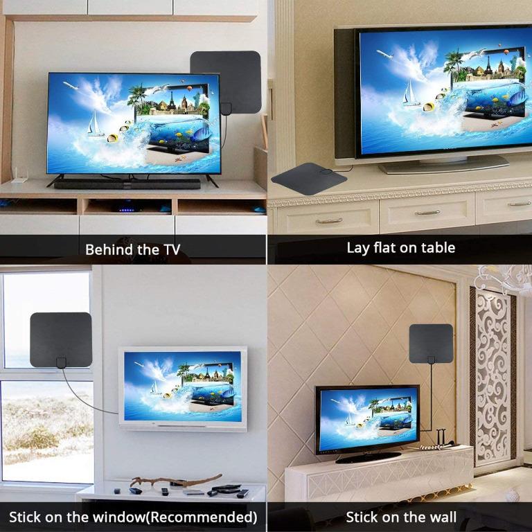 Finmind Broadcast Hdtv Antenna Tv Antenna Hd Vhf Uhf Freeview Indoor Digital Amplified Tv Antenna For Life Local Channels Broadcast For All Types Of Home Smart Television Electronics Others On Carousell