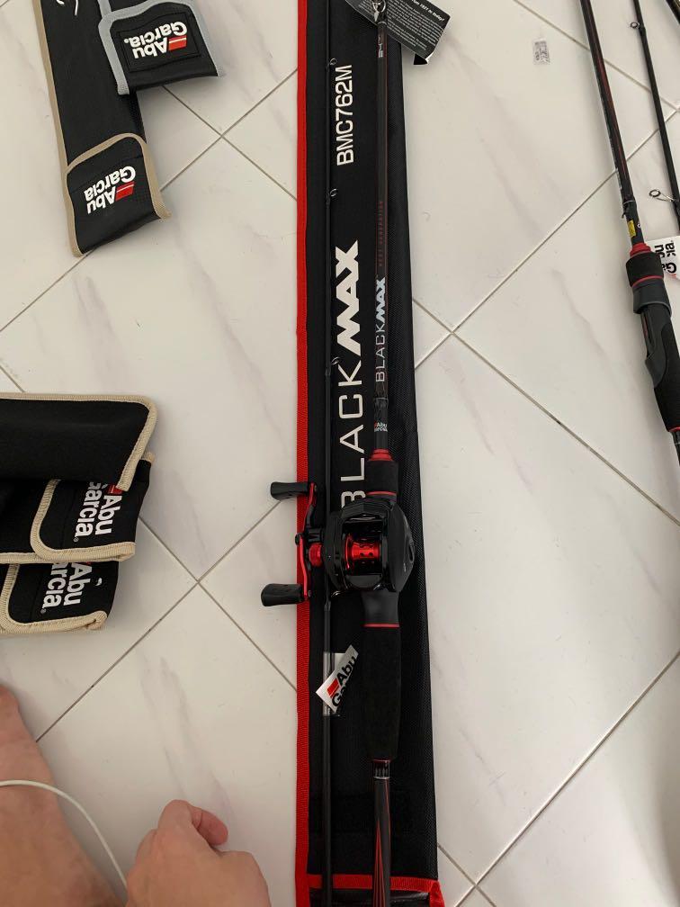 black max rod and reel