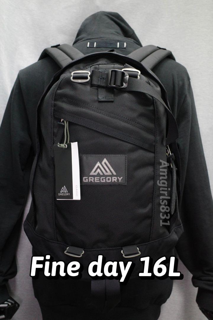 Gregory fine day black ballistic, 男裝, 袋, 背包- Carousell