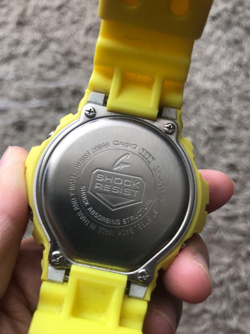 G-SHOCK DW-6900PL-9ER Polarized Yellow