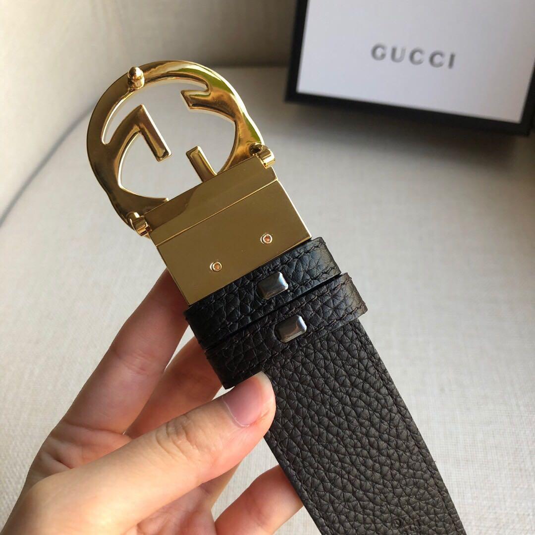 Gucci Men s Belt 4.0 Silver Gold