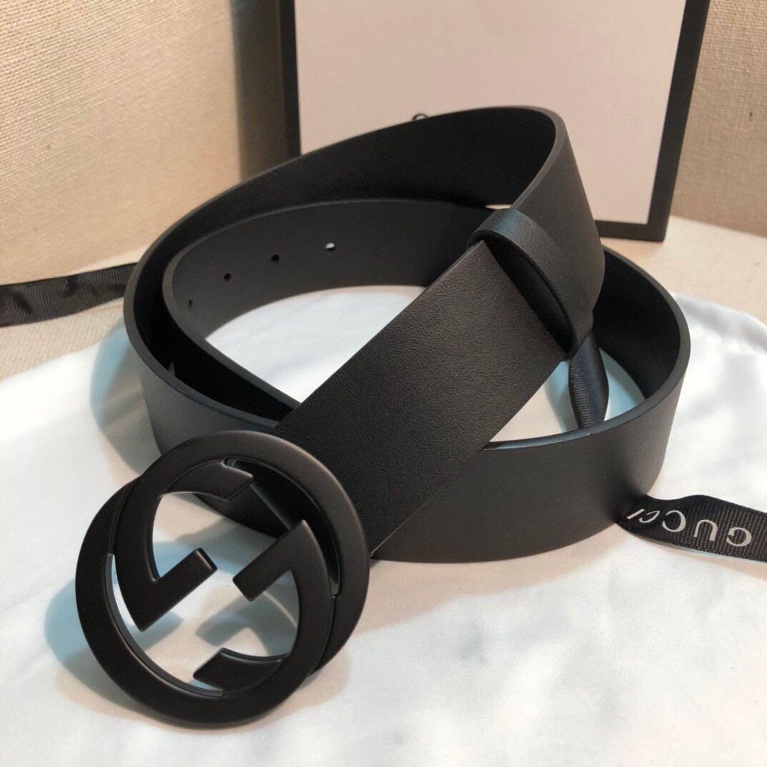 All black gucci belt on sale