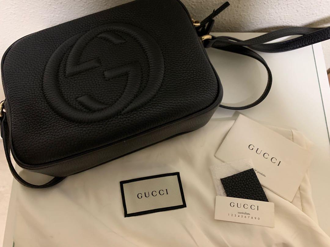 Reporter Genveje ankel Gucci Soho Disco Bag (black), Luxury, Bags & Wallets on Carousell