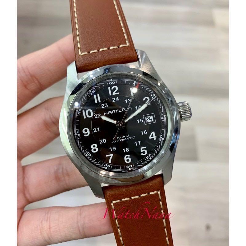 Hamilton Khaki Field Automatic H70455533 Leather Strap, Men's Fashion,  Watches & Accessories, Watches on Carousell