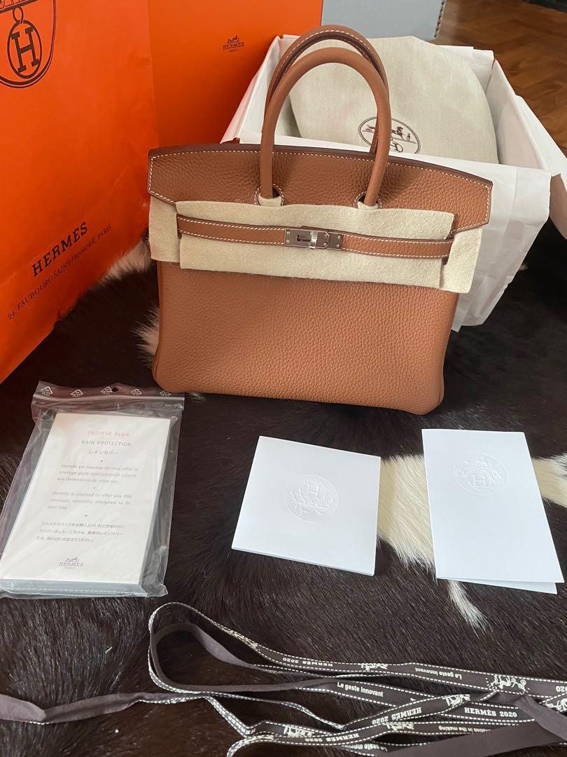 Hermes Birkin 25 Swift 8W Rose Azalee SHW Stamp C