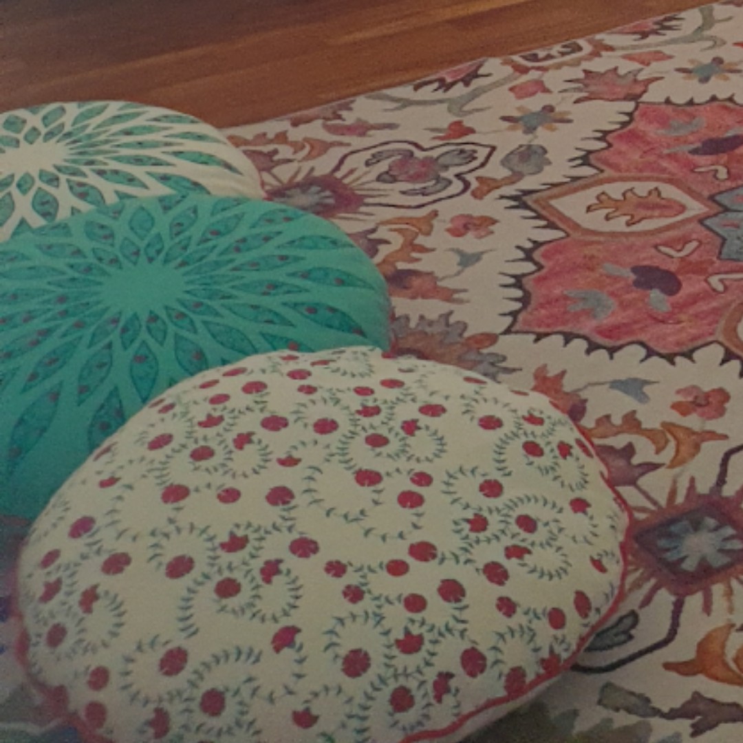 Ikea Round Cushions (10 each), Furniture & Home Living, Furniture