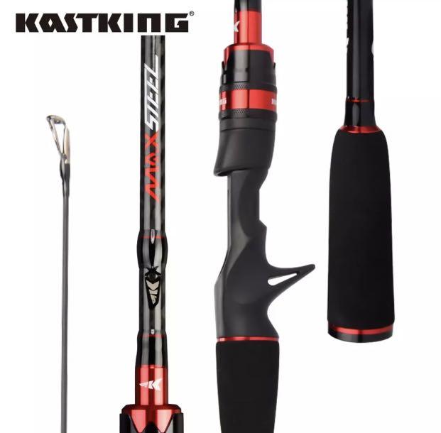 KastKing Max Steel Carbon BC Casting Fishing Rod, Sports Equipment, Fishing  on Carousell