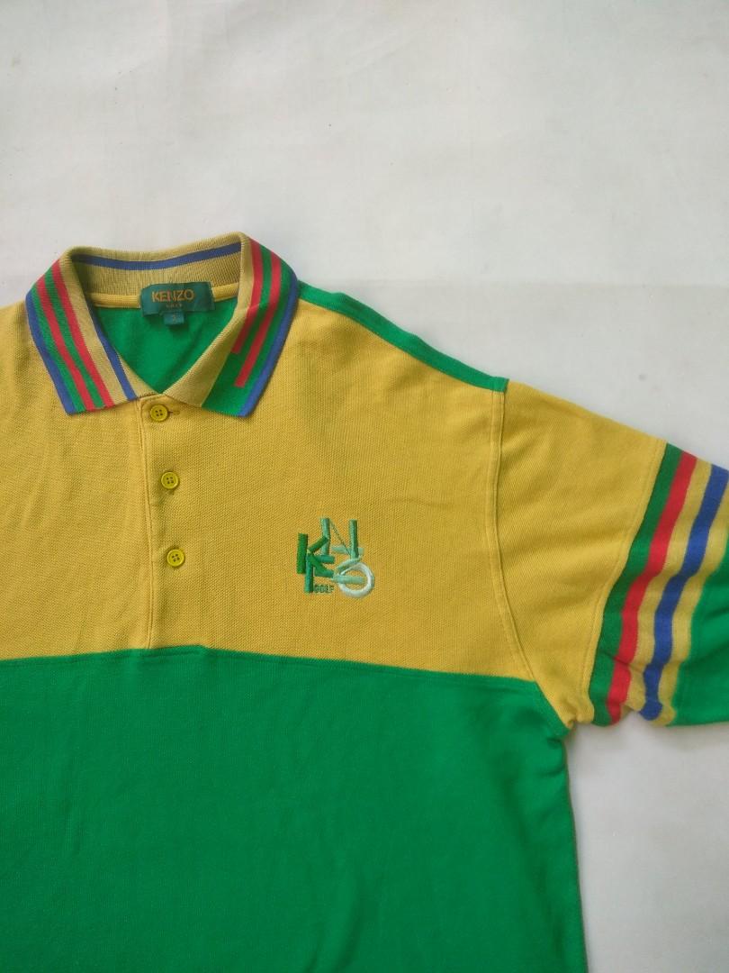 Kenzo Golf Polo Shirt Color Block Original