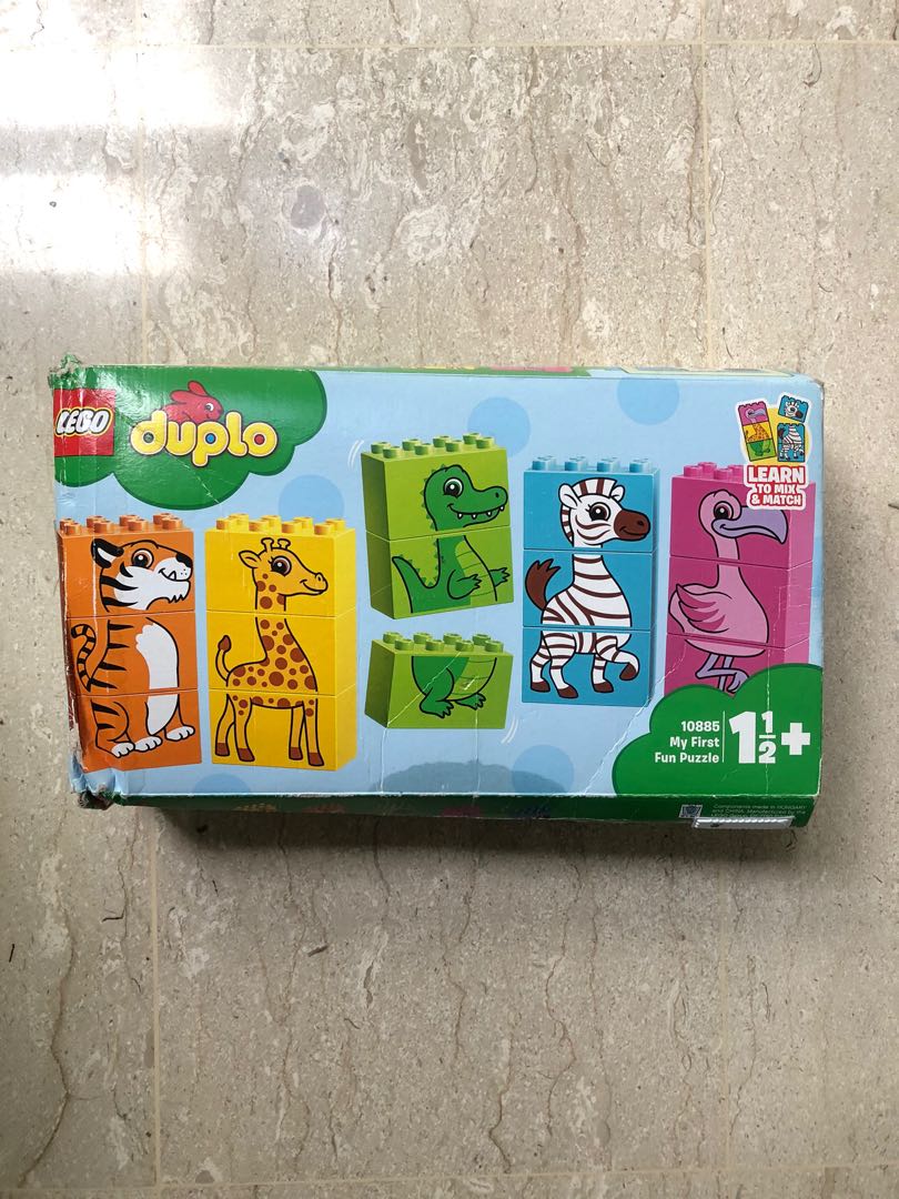lego 10885 duplo my first fun puzzle animal bricks set