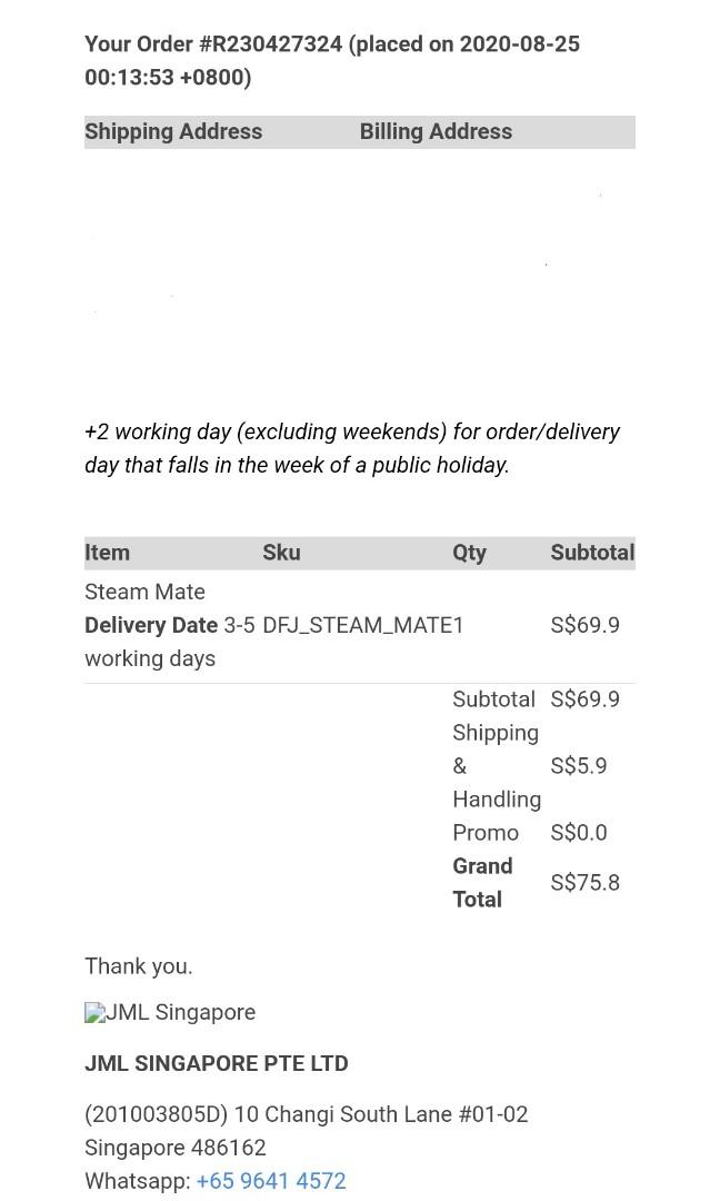 jml steam mate