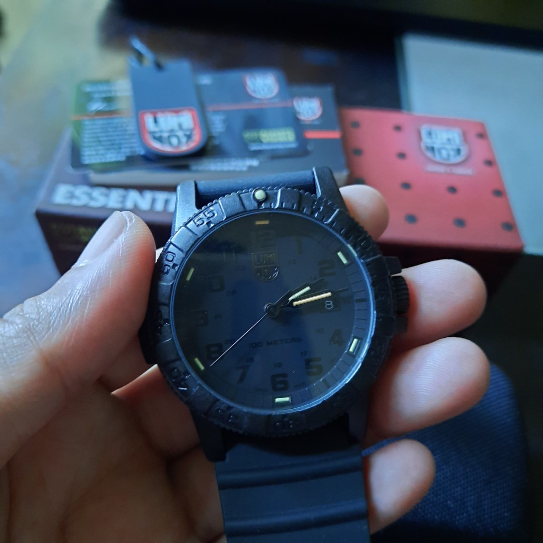 Luminox sea turtle blackout deals