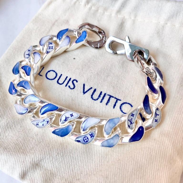 LV Louis Vuitton Monogram Cloud Chain Bracelet - Comes with Box and Dustbag
