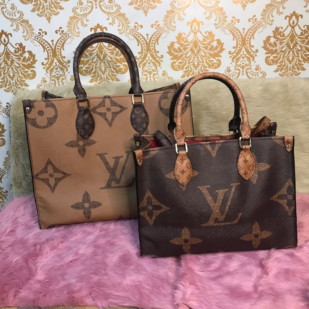 Authentic Louis Vuitton Monogram Reverse OTG On The Go MM Size Shopping  Tote/Handbag, Luxury, Bags & Wallets on Carousell