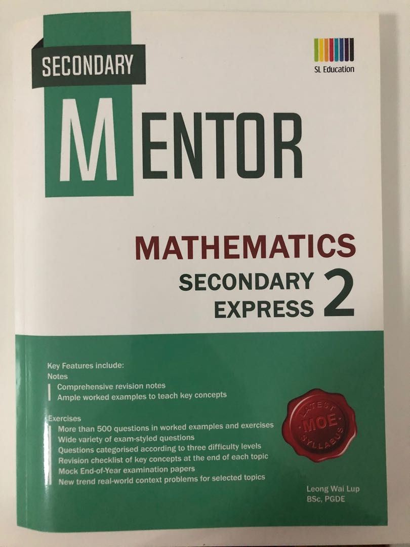 Math mentor sec 2 - practice book, Hobbies & Toys, Books & Magazines ...