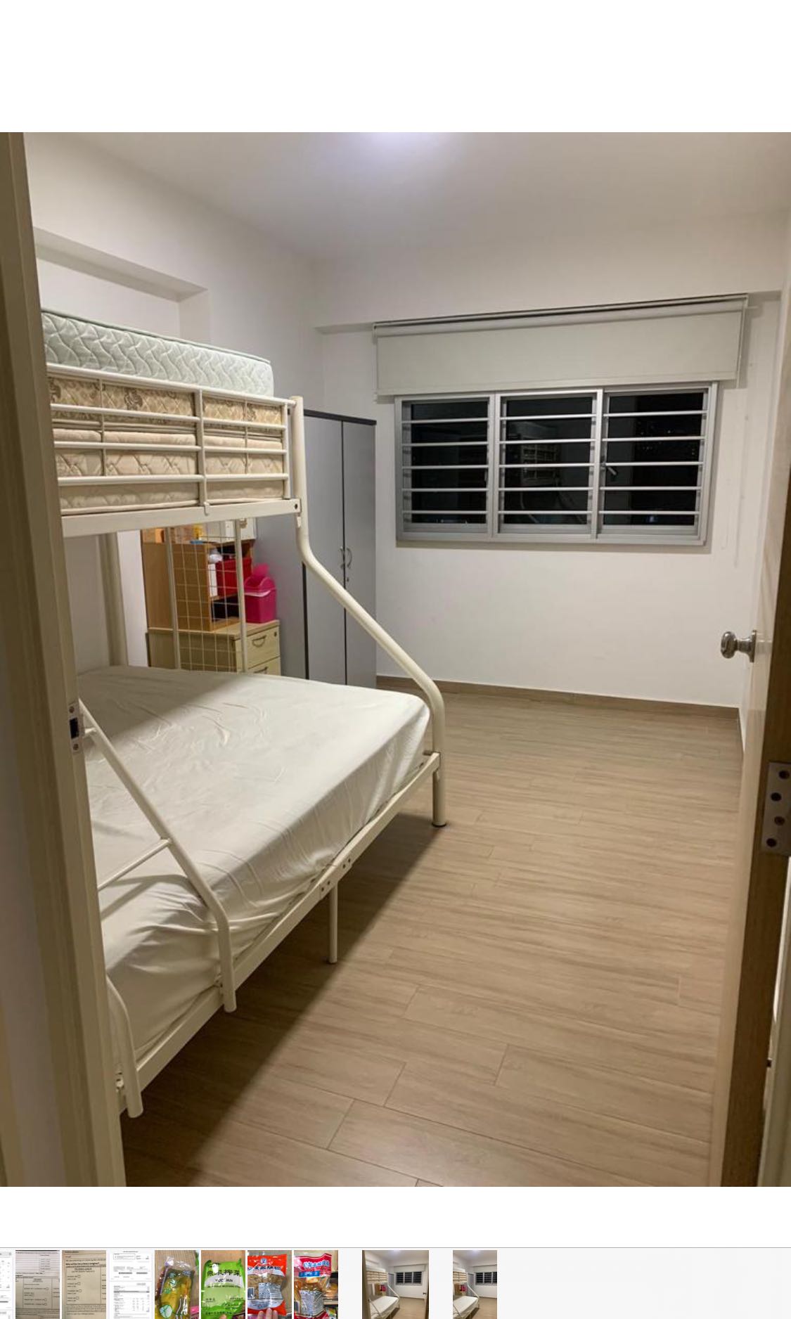 Metal double decker queen size bed frame, Furniture & Home Living, Home