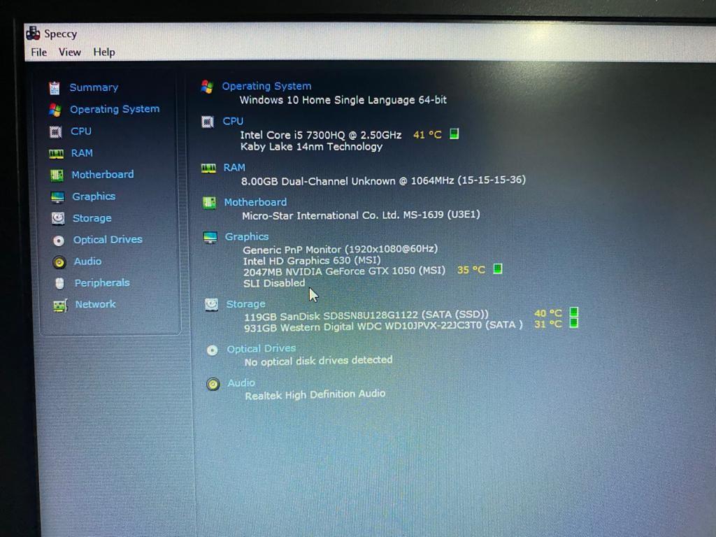 MSI GL62 7RDX i5 7th Gen Nvidia GTX 1050 Computers Tech