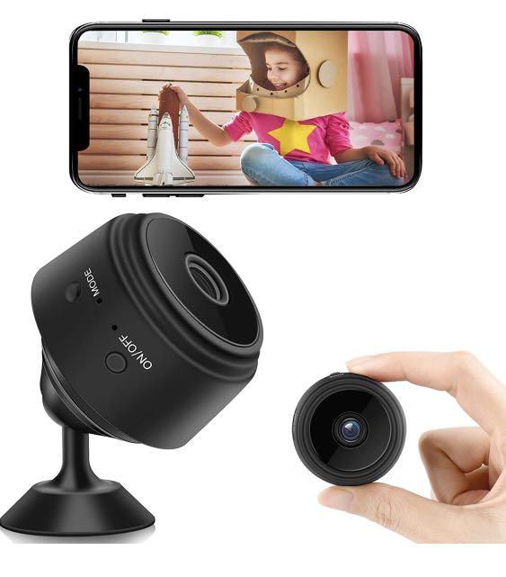 Hidden Camera Keepinno Mini WiFi S,Wireless Spy Cameras With Video Live Feed, HD 1080P Home Security Cameras, Baby Nanny Cam,Tiny Smart Cameras With Night Vision And Motion Detection. Price In UAE