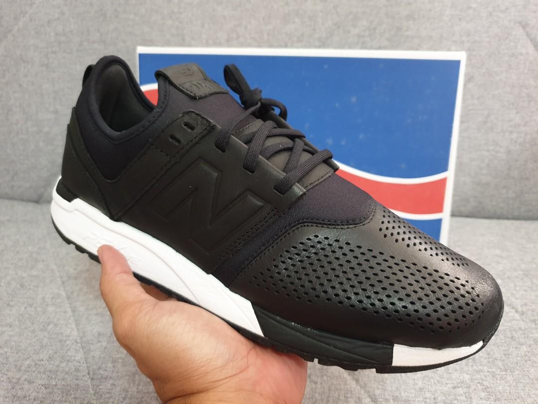new balance 247 black leather