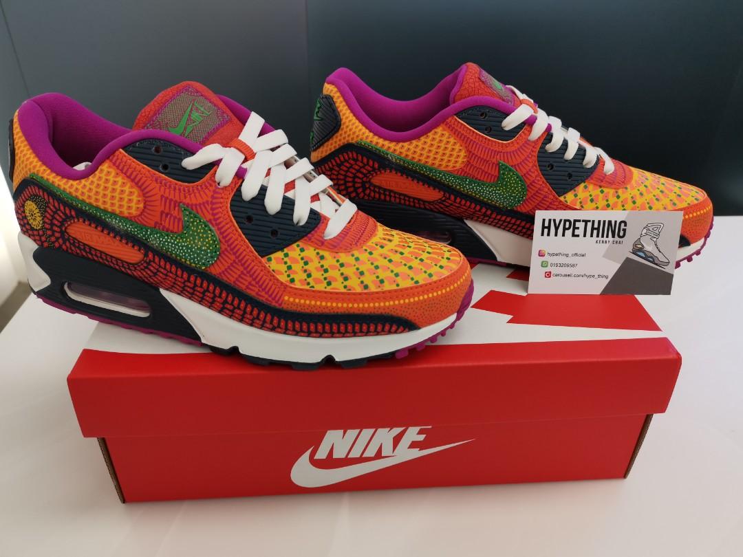 Nike Air Max 90 Day Of Dead Men S Fashion Footwear Sneakers On Carousell