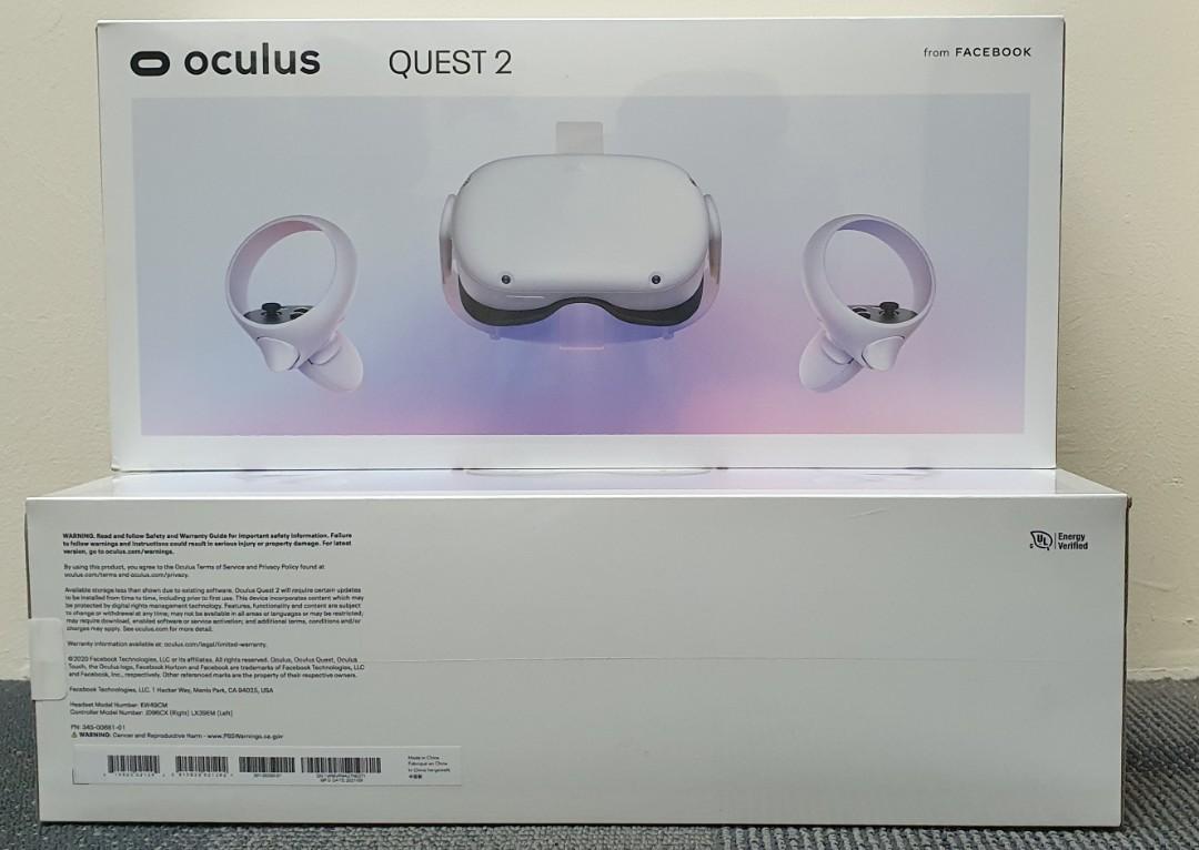 Meta Quest 2 — Advanced All-In-One Virtual Reality Headset — 256 GB Ge –