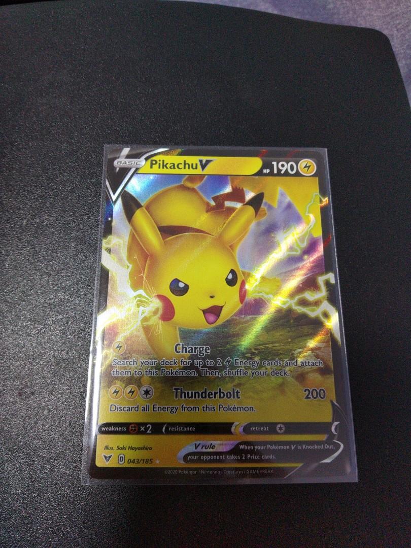 Pokemon - Pikachu V - 043/185 - Ultra Rare
