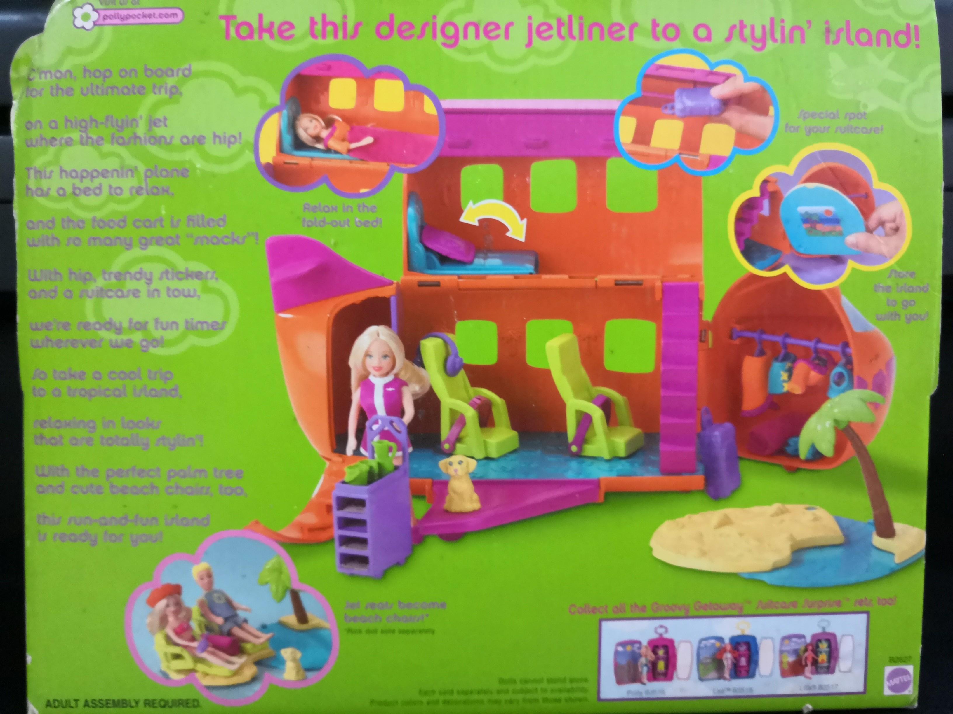 Polly Pocket Groovy Getaway Jet Playset