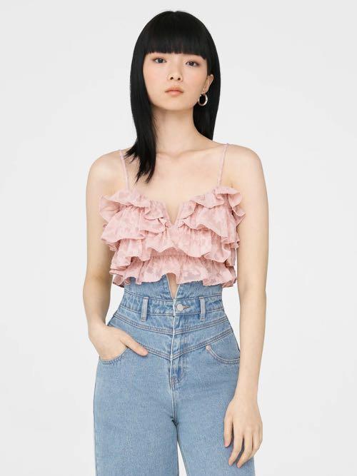 ruffle crop