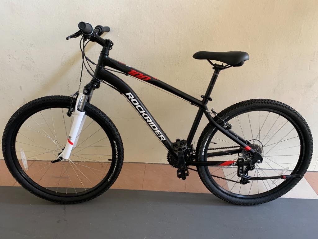 Preloved Rockrider ST100 MTB 27.5” L Frame, Sports Equipment, Bicycles ...