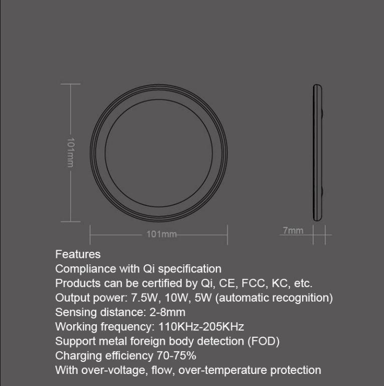PREORDER 10W Qi Wireless Charger406094270536755202