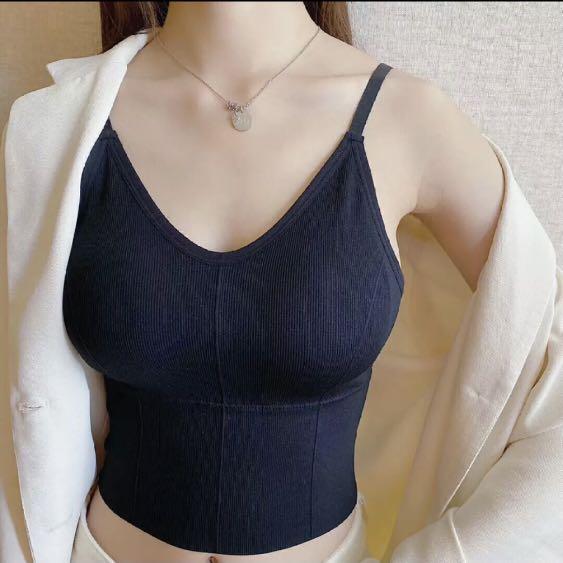 Preorder Korean Long Padded Bralette Crop Top (Category: Sleeveless) located in Cainta. Submitted by prelovedbybeaaa (Listing ID 1048821040, Image 3). Description: This item is available for preorders only. Preorder (Give us at least 1-2 weeks arrival) Available in Blue, Khaki, Light Green, Peachy Nude, White & Black Free size Removable pads RULES IN SHOPPING: ❌ Strictly no cancellation of orders. ‼️ Down payment is required to avoid joy reserver