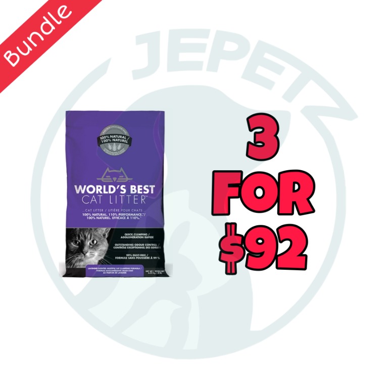 (Promo) World’s Best Cat Litter Lavender Scented Multiple Cat Clumping